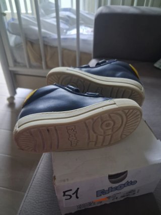 Scarpe Falcotto 24 Blu-Giallo-Arancio