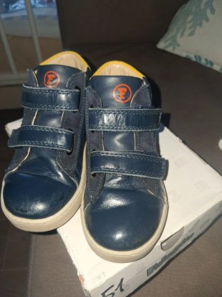 Scarpe Falcotto 24 Blu-Giallo-Arancio