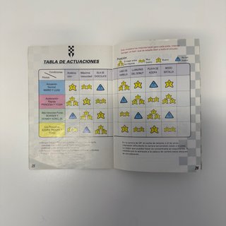 Manual Mario Kart SNES PAL España