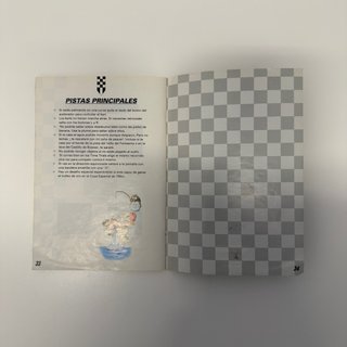 Manual Mario Kart SNES PAL España