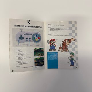 Manual Mario Kart SNES PAL España