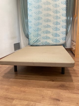 Cama individual 90x200 + base tapizada