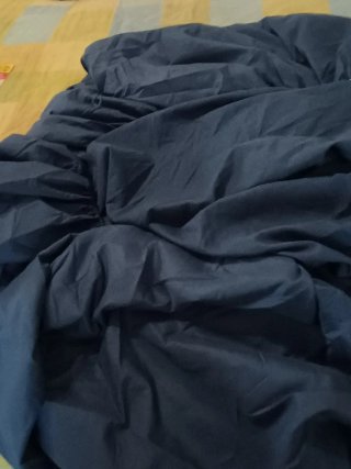 Lenzuola singole blu 100% poliestere