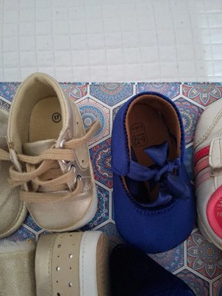 Lote Zapatos zapatillas y botitas Bebé Niña