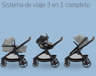 Maxi-Cosi Zelia Select Trio 3 en 1 i-Size gris