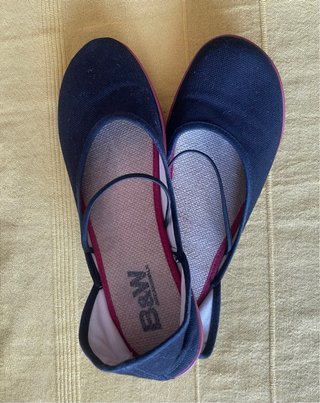 Sandalias italianas / zapatilla  B&W