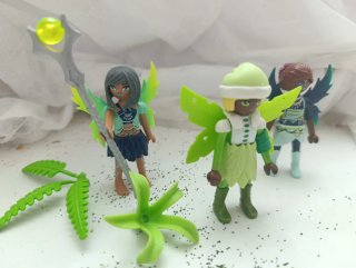 Lote 3 fate Playmobil con accessori
