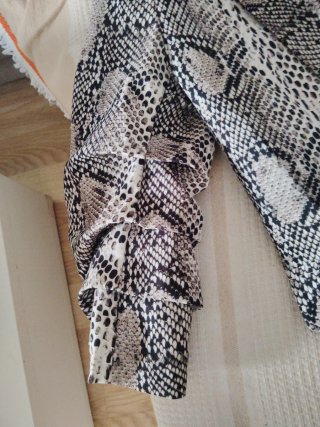 Blazer estampado animal print
