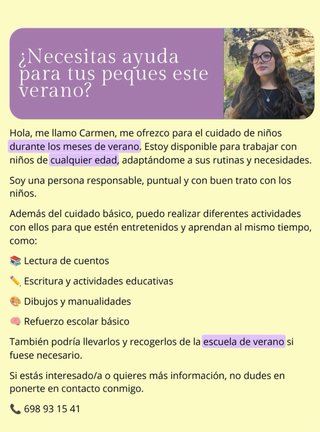 Cuidado de niños