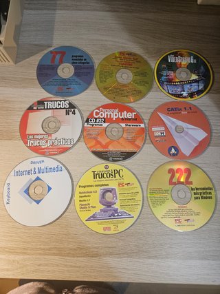 Lote DVDs Programas Informáticos Variados.