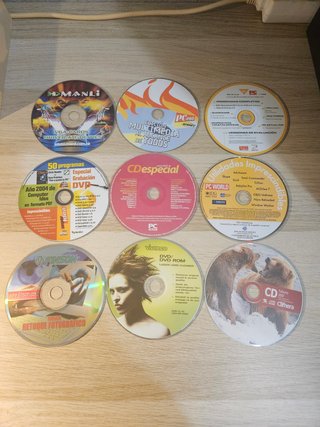 Lote DVDs Programas Informáticos Variados.