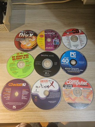 Lote DVDs Programas Informáticos Variados.