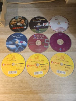 Lote DVDs Programas Informáticos Variados.