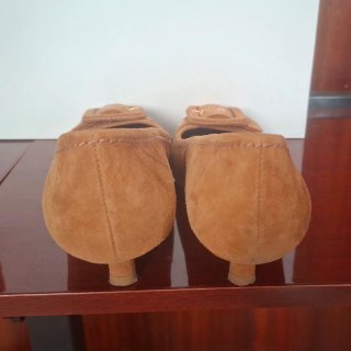 Zapatos 37 Carolina Herrera piel marrón