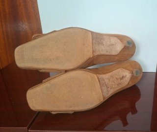 Zapatos 37 Carolina Herrera piel marrón