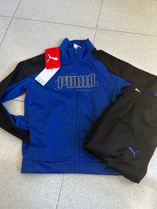 Conjunto Puma chándal y sudadera azul/negro