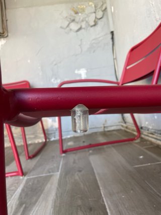 Conjunto de jardín Tresi rojo