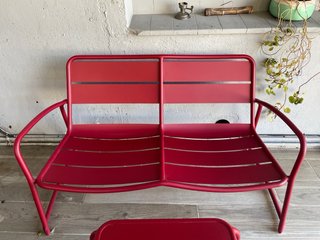 Conjunto de jardín Tresi rojo