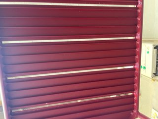 Conjunto de jardín Tresi rojo