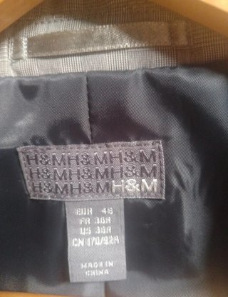 Chaqueta Americana H&M Gris