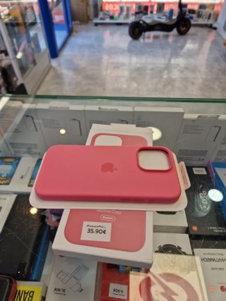 Funda Silicona iPhone 15 Pro Max Rosa