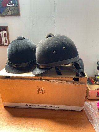 Cascos de equitación, 1infantil 1 adulto