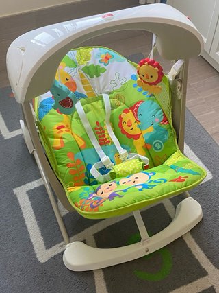 Hamaca y columpio Fisher-Price para bebé