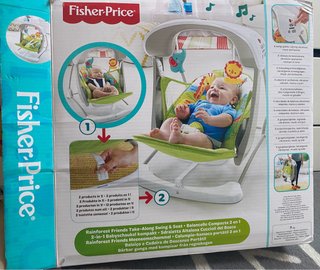 Hamaca y columpio Fisher-Price para bebé