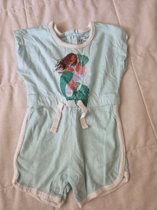 Conjunto mono y vestido bebé niña