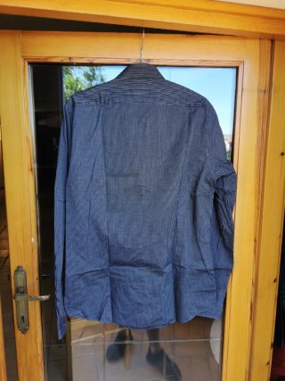 Camicia Uomo Calvin Klein M Grigia Nera