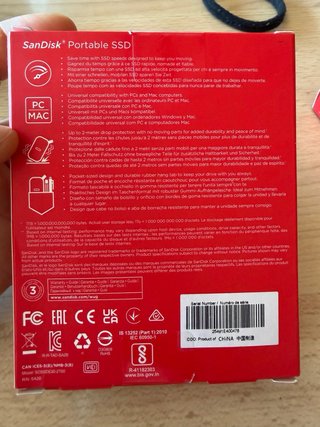 SanDisk SSD Portátil 2TB