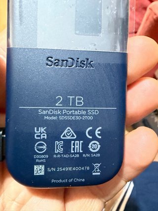 SanDisk SSD Portátil 2TB