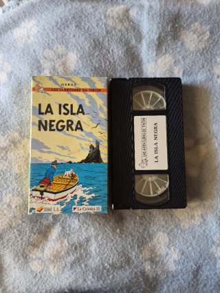 VHS Las Aventuras de Tintin: La Isla Negra