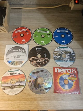 Lote DVD Software PC Plus, Cyberlink, IMSI