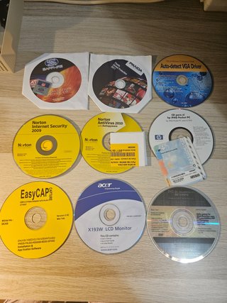 Lote DVD Software PC Plus, Cyberlink, IMSI