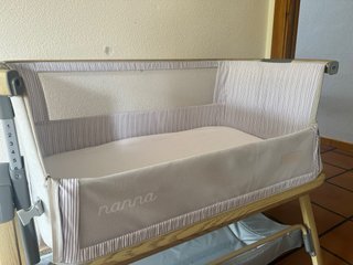 Minicuna colecho Nanna Beige+ colchón y sabana