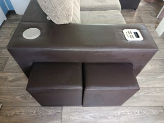 Sofá Chaiselongue con sistema de sonido