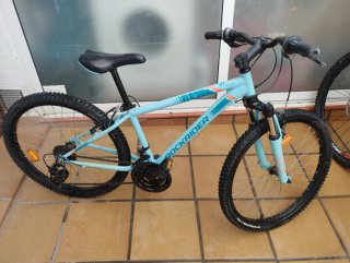 Bicicleta Infantil Decathlon Azul rockrider st 500