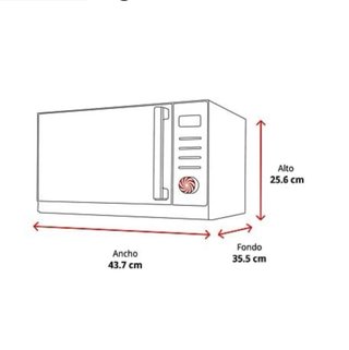 Microondas OK. 20L Blanco