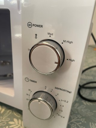 Microondas OK. 20L Blanco