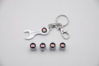 TAPONES RUEDA AUDI S-LINE VÁLVULAS LLANTAS