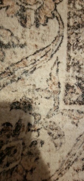 Alfombra 140x200 cm Beige de pelito suave