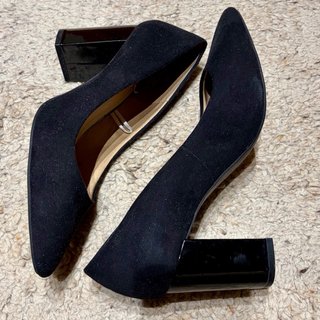 Zapatos tacón ancho H&M negros Talla 39 elegantes