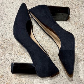Zapatos tacón ancho H&M negros Talla 39 elegantes