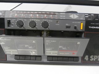 Radio Cassette Thomson Boombox Doble