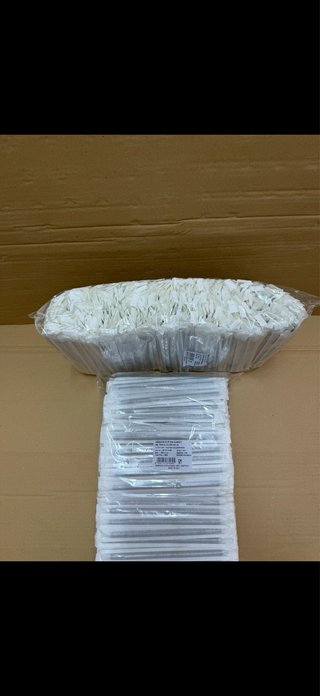 500 cannucce di carta imbustate singolarmente