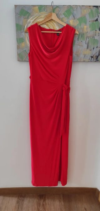 Vestido Ralph Lauren Rojo Fiesta