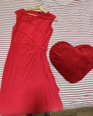 Vestido Ralph Lauren Rojo Fiesta