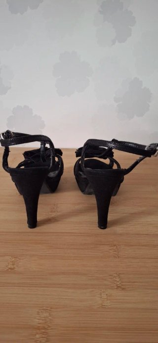 Zapatos de fiesta negros mujer