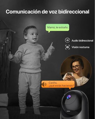 Tenda Cámara WiFi Vigilancia Interior 2K